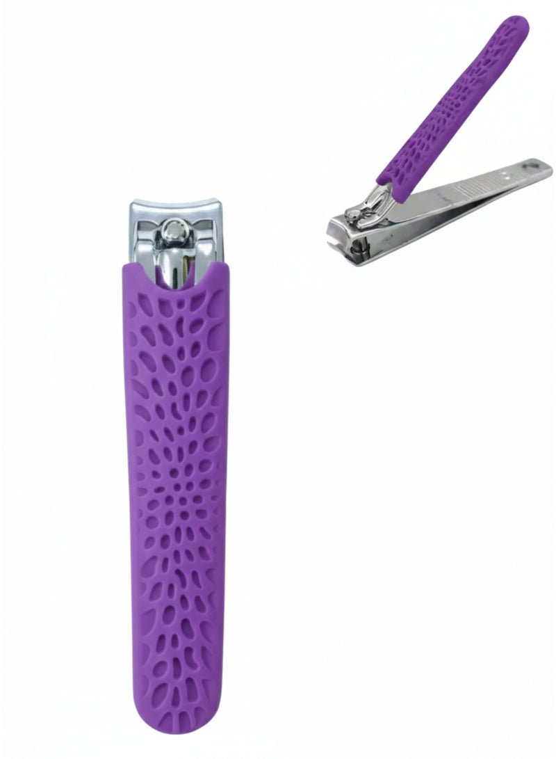 Portable Foldable Nail Clipper – Anti-Slip Handle, Nail File, and Hanging Loop for Easy Use Anywhere - Image 1